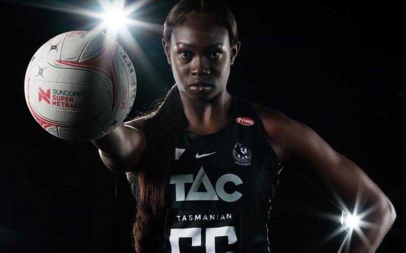 Shimona Nelson signs as a training partner for the Melbourne Mavericks in Suncorp Super Netball League