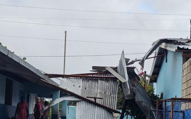 Classes at Exchange All Age School in St. Ann shift online following freak storm, yesterday