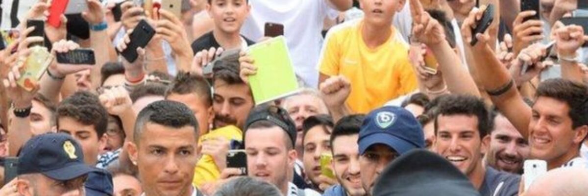 Christiano Ronaldo mobbed in Iran ….by adoring fans