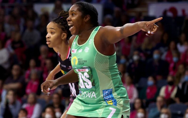 Jhaniele Fowler-Nembhard and Shamera Sterling Humphrey among statistical leaders in the Suncorp Super Netball League