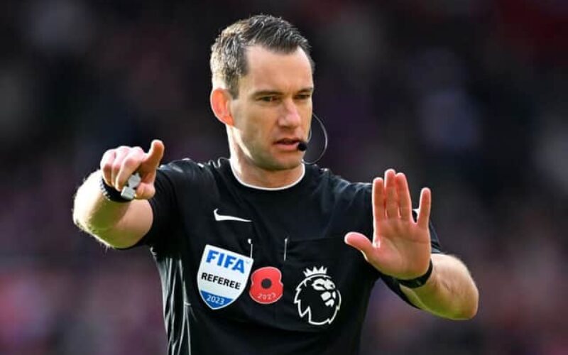 EPL’s historic move…. as Referee Jarred Gillett set to wear video camera