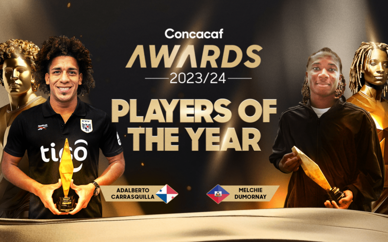 Melchie Dumornay & Adalberto Carrasquilla win Concacaf Women’s and Men’s Player of the Year award