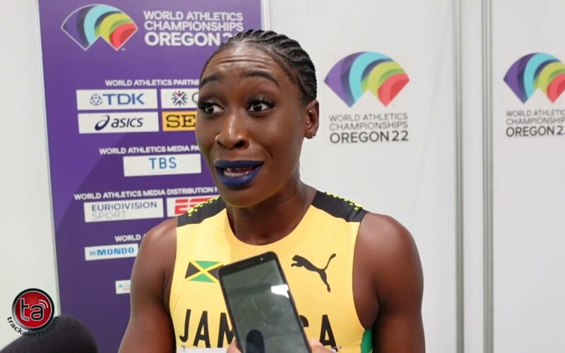 Ruschell Clayton, becomes third Jamaican to sign up for the newly launched Grand Slam Track