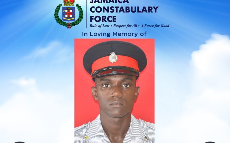 JCF mourns Constable who died in motor vehicle collision in Trelawny 