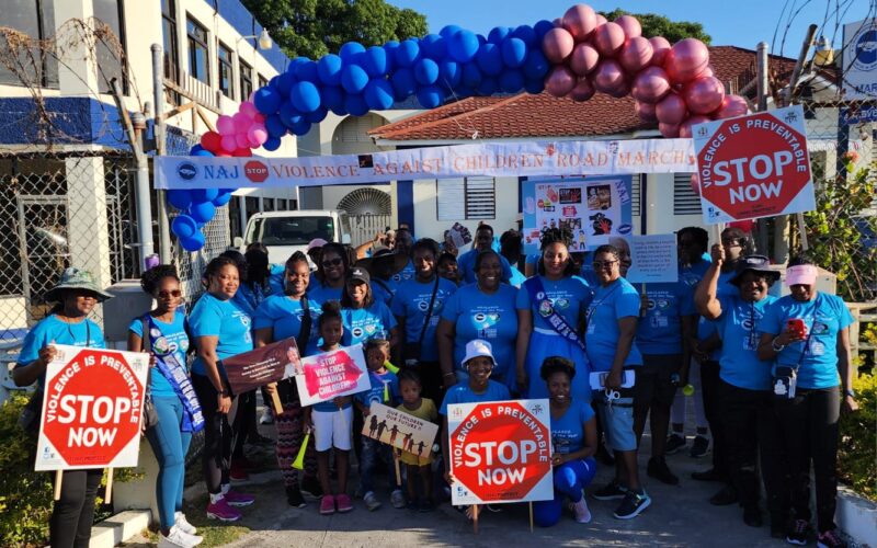 Nurses stage Stop Violence Against Children march in Kingston
