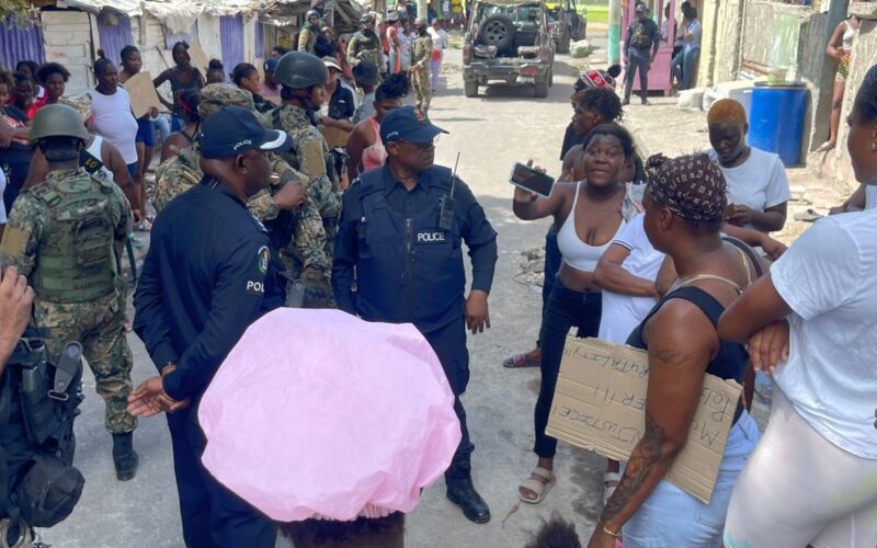Denham Town residents demand justice for man fatally shot in confrontation; police claim man was involved in a robbery