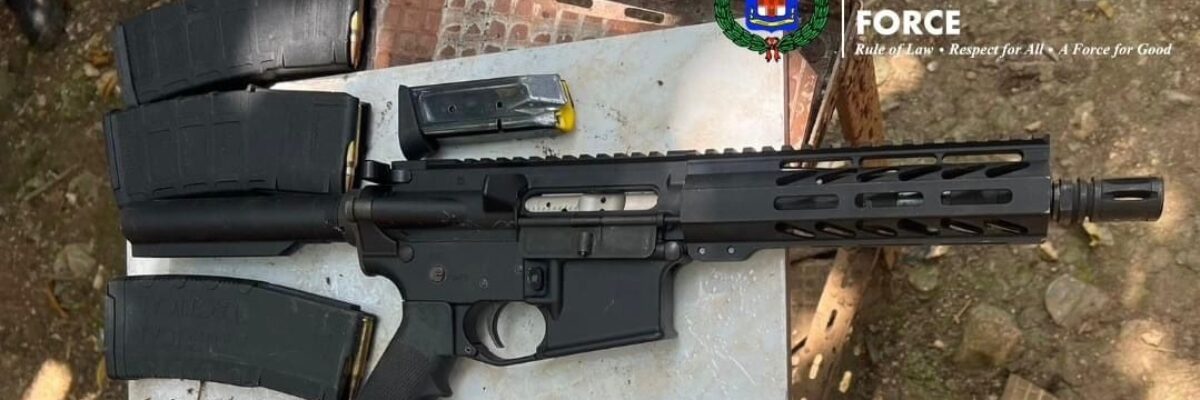 Two rifles among five guns seized in St. James in less than 24 hours