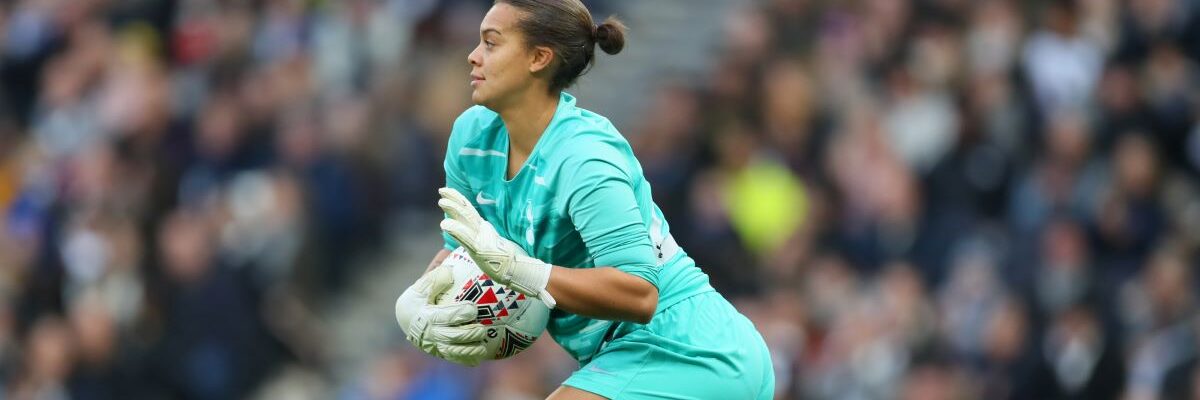 Reggae Girl goalkeeper Rebecca Spencer- help Spurs advance to Women’s FA Cup semi-final