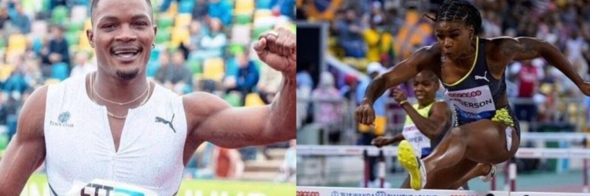 Omar Mcleod & Brittany Anderson victorious at the Meeting Città di Savona in Italy