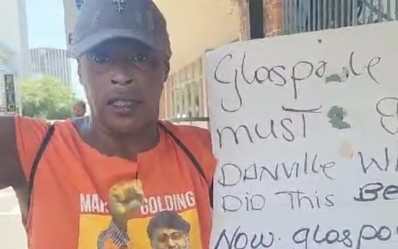PNP supporters protest at EOJ headquarters over delayed election results