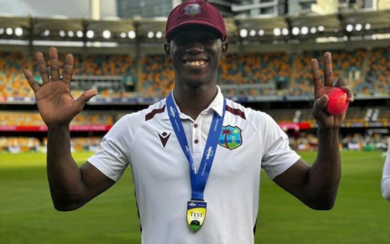 West Indies pacer Shamar Joseph moves into  the top 50 of the ICC test rankings for bowlers