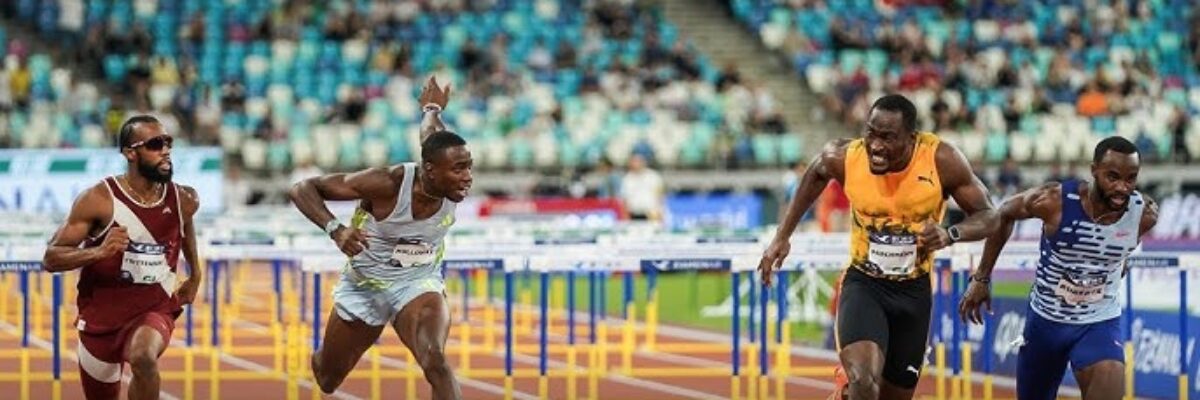 Hansle Parchment and Rushell Clayton - The Jamaicans winners at Xiamen ...