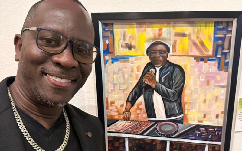 IRIE FM’s DJ Smurf immortalized in art at Miramar’s Caribbean-American Heritage Exhibition