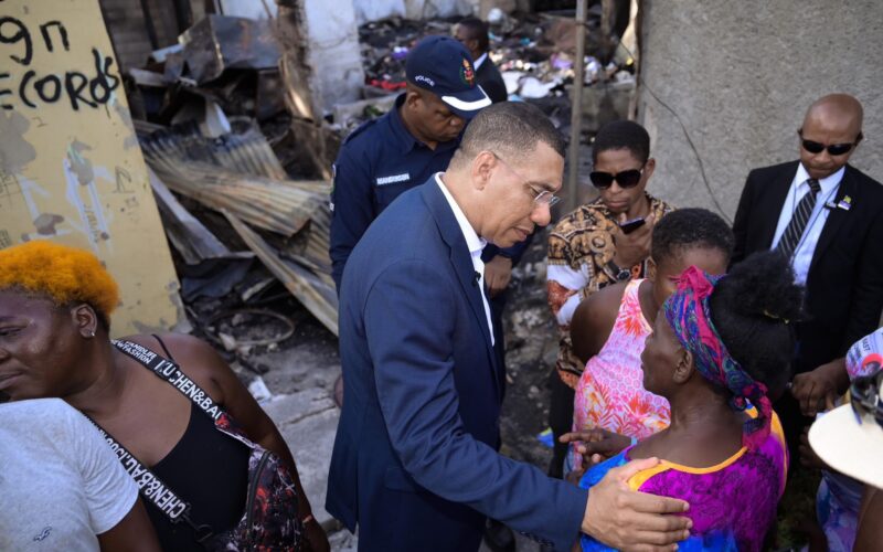 Police probing arson attack in Bell Rock that destroyed 7 homes; PM Holness pledges support for victims