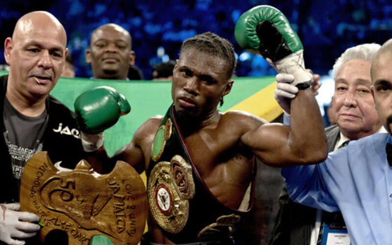 Nicholas ‘axe man’ Walters makes successful  return to big time boxing