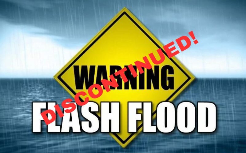 Met Service discontinues flash flood warning & watch which were in place for several parishes