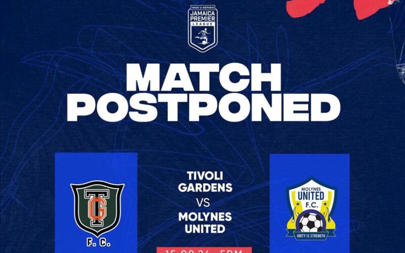 Tivoli Gardens vs Molynes United postponed following Delano Daley’s death