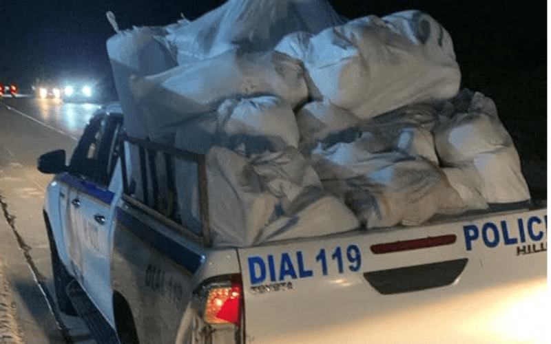 Constable among three arrested following seizure of over 500 pounds of ganja in St. Elizabeth