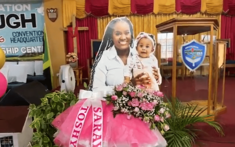 Scores of people pay tribute to murdered mother and daughter, Toshyna Patterson and Sarayah Paulwell