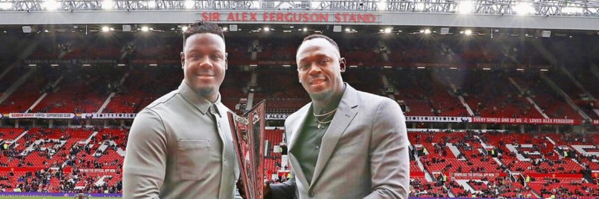 Usain Bolt takes ICC T20 World Cup trophy tour to Old Trafford