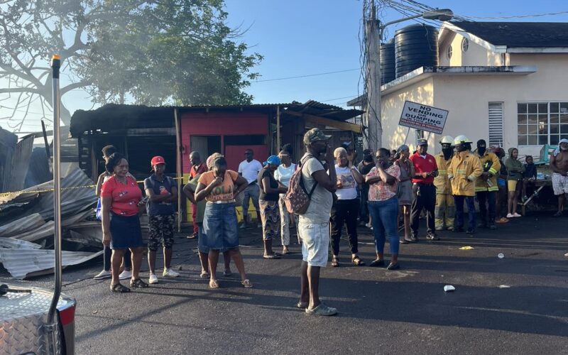 Opposition pledges support for vendors impacted by fire at Lucea market