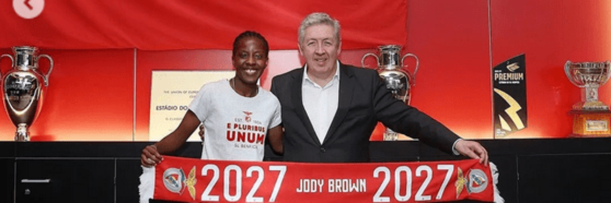 Reggae Girl Jody Brown inks three-year deal with Portuguese giants Benfica