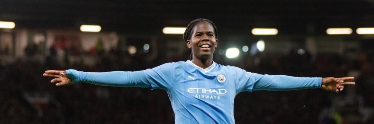 Reggae girl Khadija ‘Bunny’ Shaw scores in Manchester City’s 2-1 win over Everton