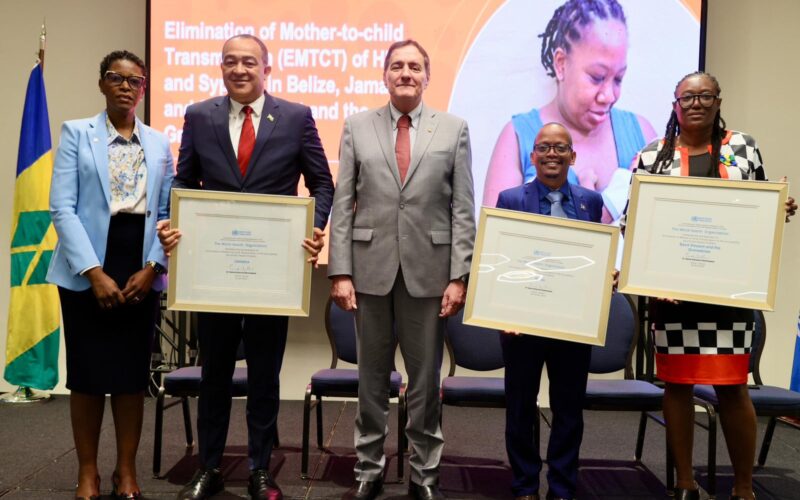 Jamaica receives certification for eliminating mother-to-child transmission of HIV and Syphilis