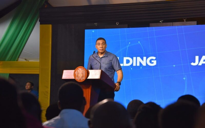 PM Holness says he will not call an early election; declares that election is not on his mind