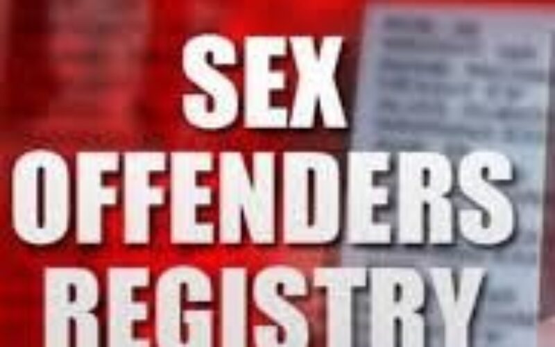 Security Minister directs the Ministry’s legal team to review existing law relating to Sex Offenders Registry