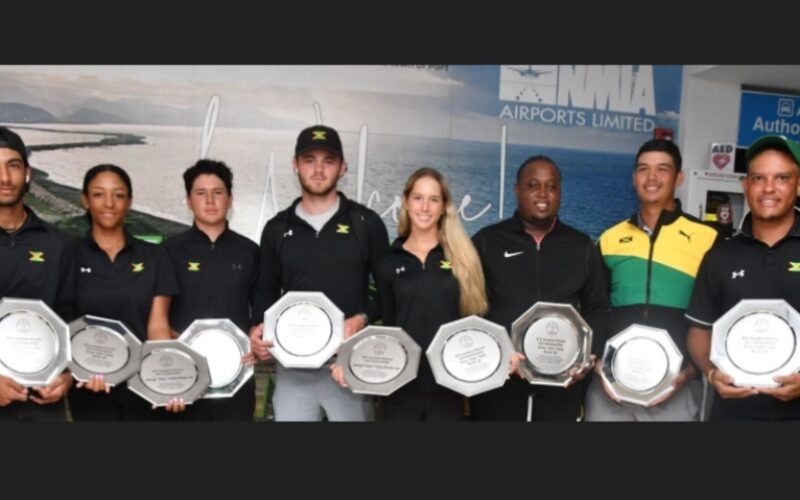 Jamaica’s team to the 67th Caribbean Amateur Golf Championship back in the Island