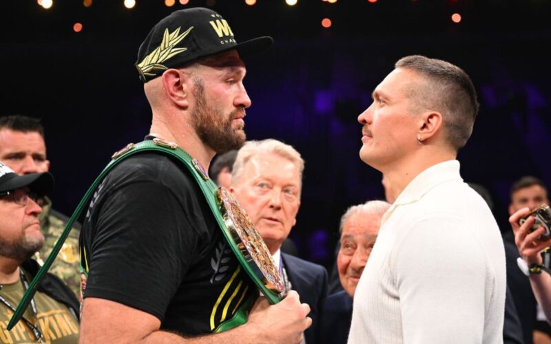 Fury makes grand entrance with Buju’s 1995 hit ahead of historic title fight