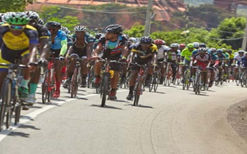 International riders in action at Jamaica International Cycling Classic