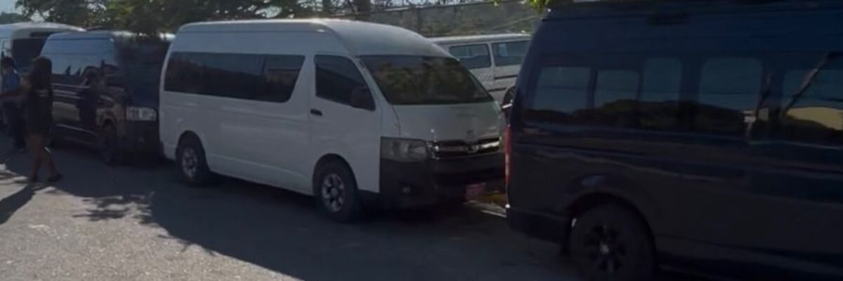 Bus operators who ply Ocho Rios to Kingston route, withdrew their services this morning saying competition from JUTC impacting their operations