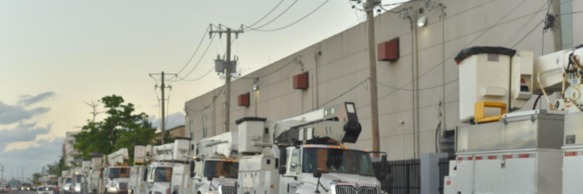 JPS crews continue intensive power restoration across Western Jamaica with additional specialized vehicles