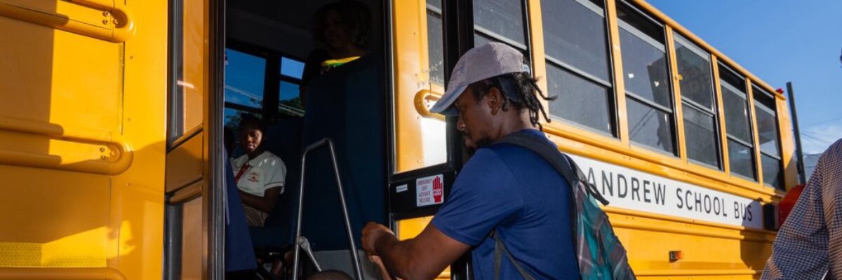 “It’s safe, free and timely” – Parents welcome Rural School Bus System as 60 buses roll out across the island this morning