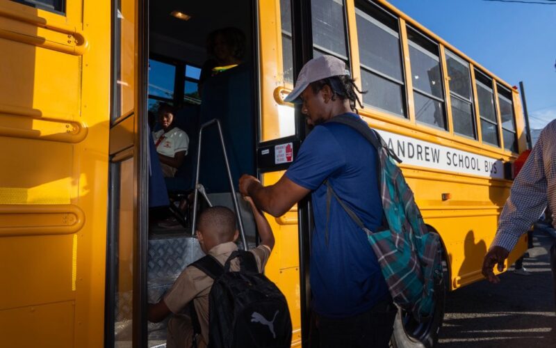 “It’s safe, free and timely” – Parents welcome Rural School Bus System as 60 buses roll out across the island this morning