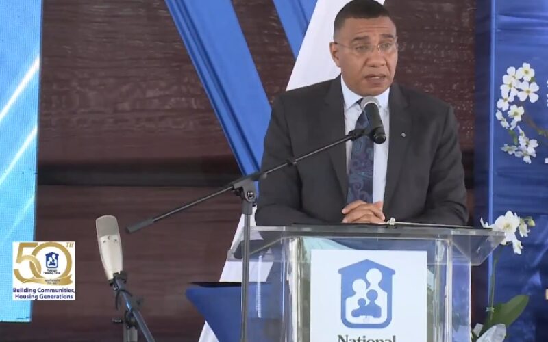 PM Holness: access to land & housing is critical to economic growth, stability and national development