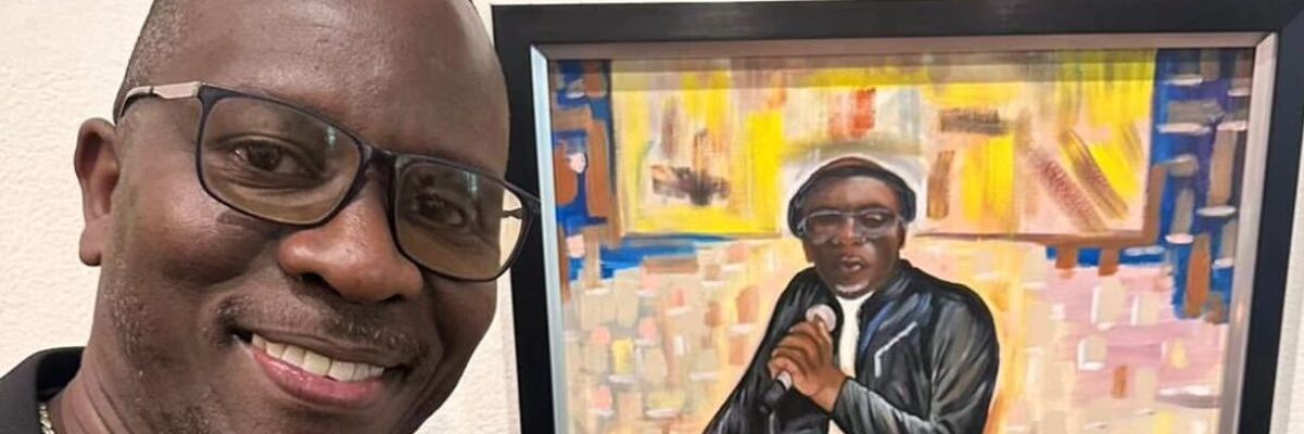 IRIE FM’s DJ Smurf immortalized in art at Miramar’s Caribbean-American Heritage Exhibition