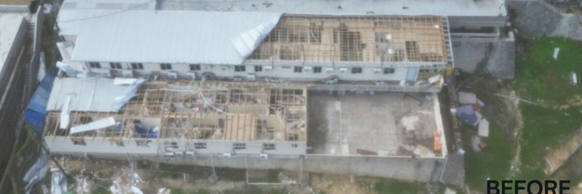 Roof of Cornwall Regional Hospital restored