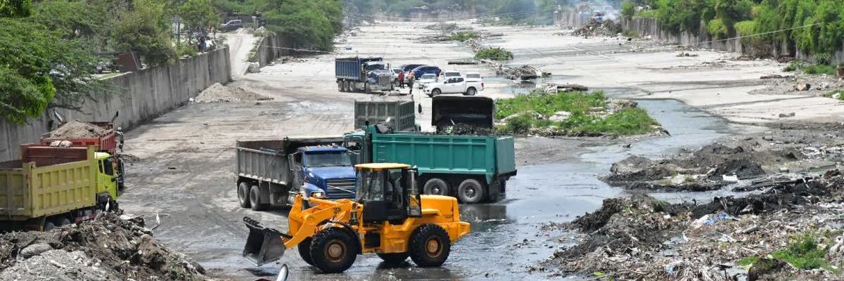 Works Minister Robert Morgan says about 500 truckloads of silt removed from Sandy Gully in Kingston over past 5 days
