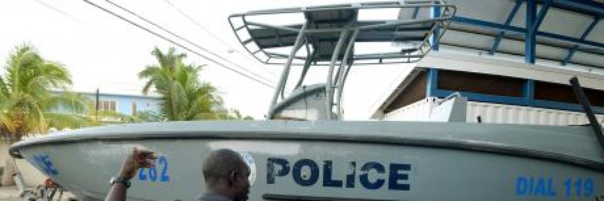 Marine police seize 70 knitted bags containing compressed ganja and associated contraband during operation in Hellshire St. Catherine