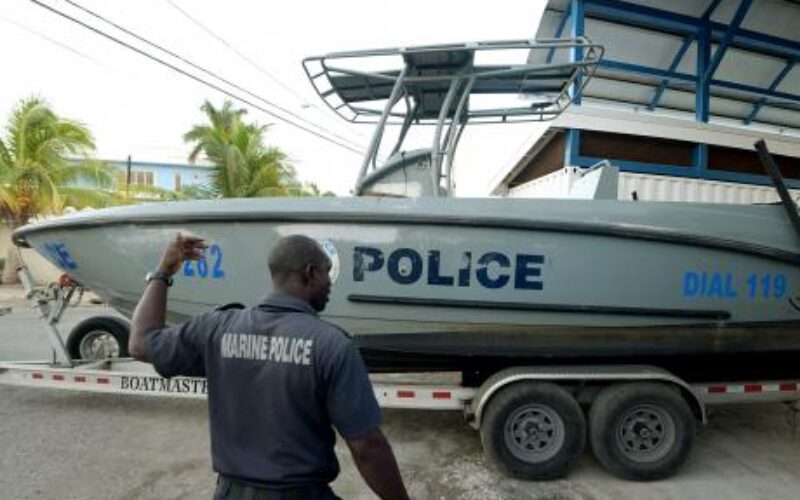 Marine police seize 70 knitted bags containing compressed ganja and associated contraband during operation in Hellshire St. Catherine