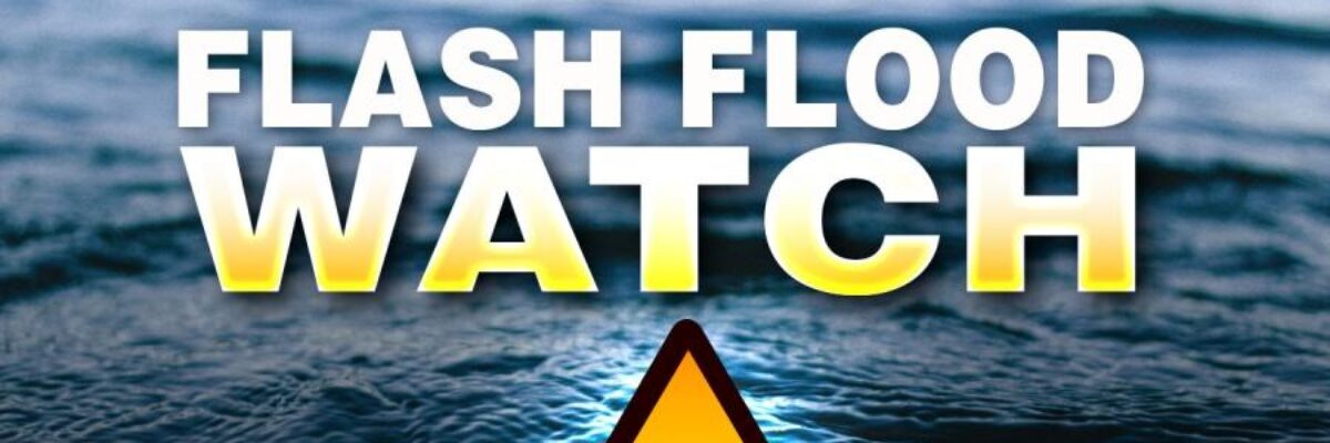 Flash flood watch issued for all parishes