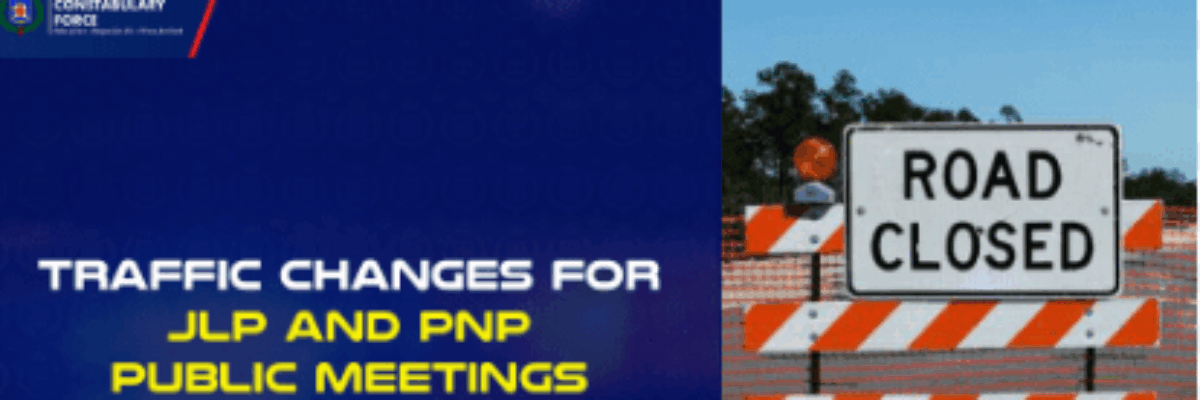 Police advise public of traffic changes in St. Catherine and St. James for political rallies today