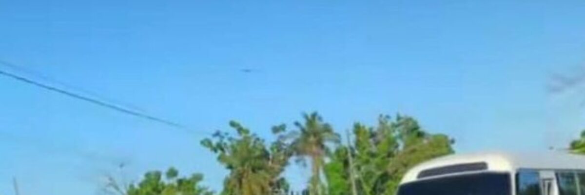 Taxi operators again protest over poor state of Lacovia main road in St. Elizabeth