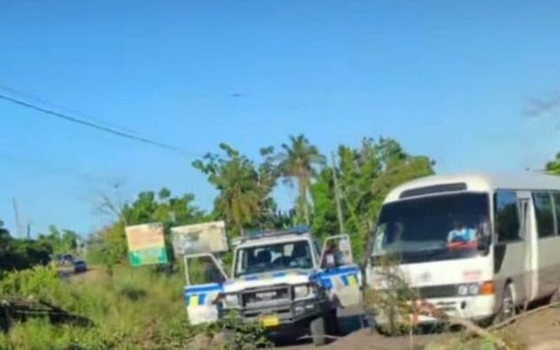 Taxi operators again protest over poor state of Lacovia main road in St. Elizabeth