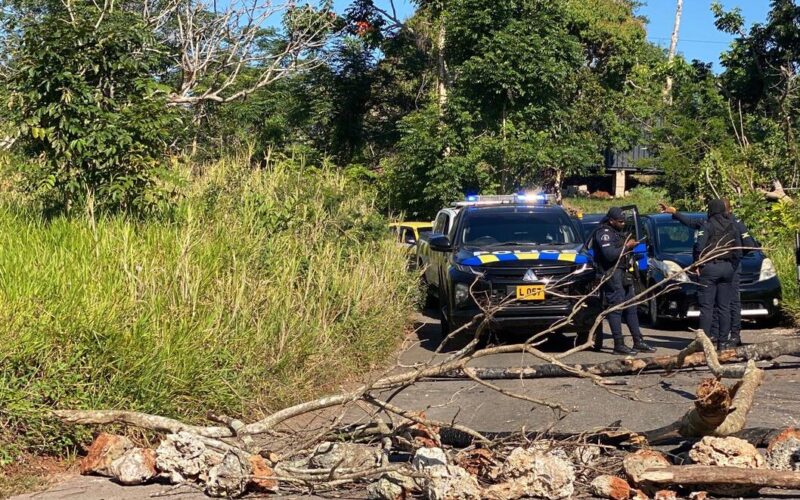 Many commuters left stranded after taxi operators withdraw service over poor state of Brokenhurst main road in Manchester