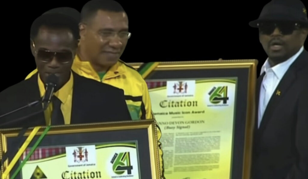 Wayne Wonder and Busy Signal Honoured With Reggae Icon Awards at Jamaica’s Independence Grand Gala