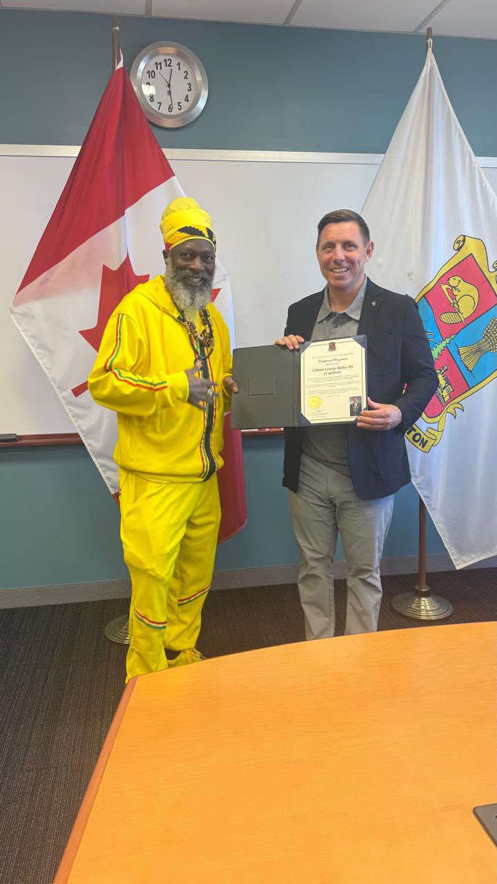 Capleton honoured by Brampton City Proclamation on his return to Canada